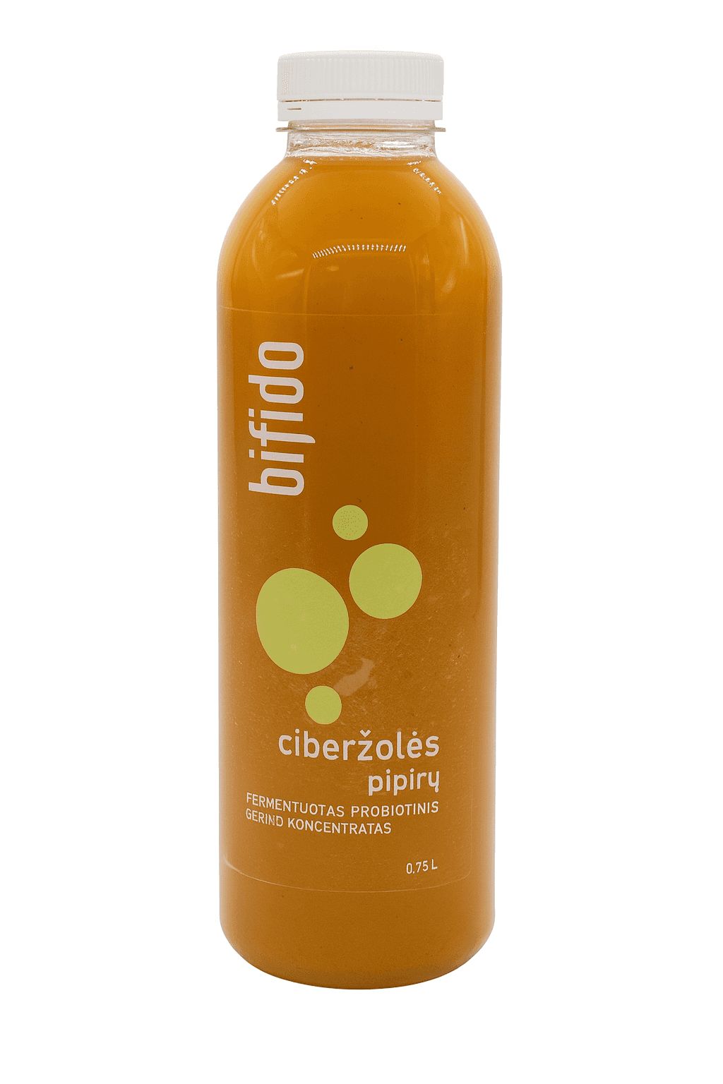 Cibeberžolė-pipirai fermentuotas probiotinis gėrimo koncentratas 0,75L