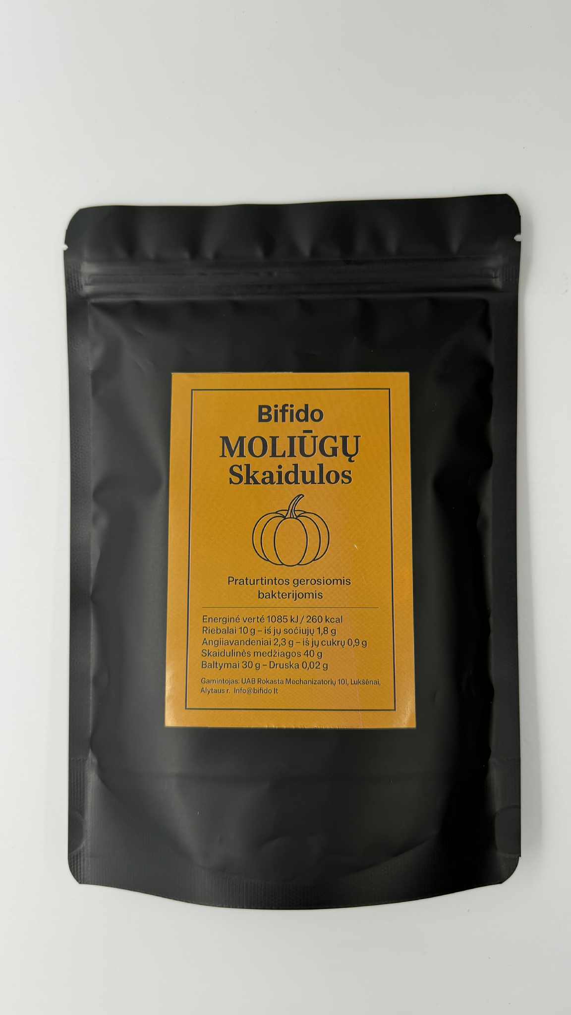Bifido MOLIŪGO Skaidulos ( sėklų  išspaudos) 250g.
