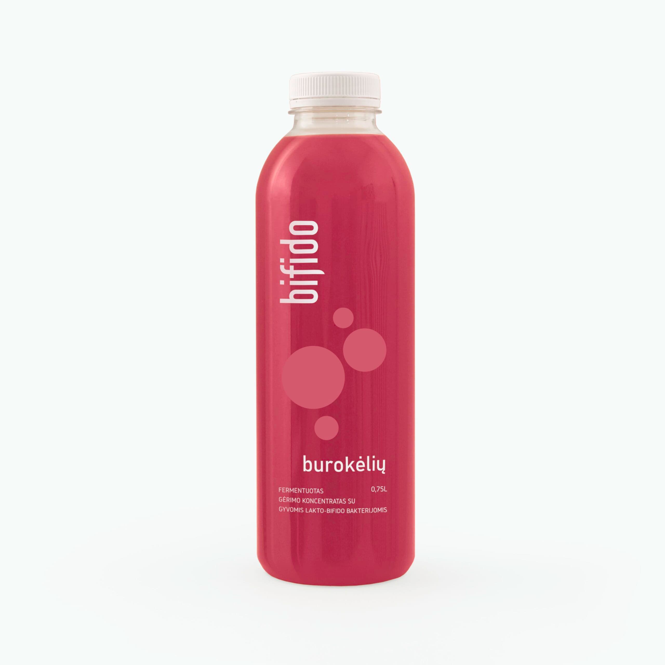 BUROKĖLIŲ fermentuotas probiotinis gėrimo koncentratas 0,75L