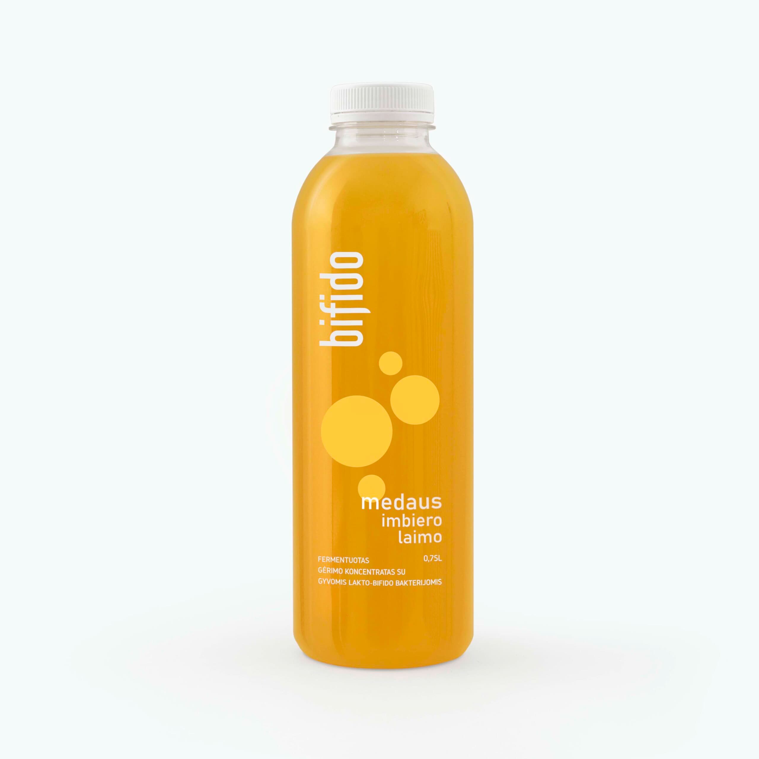 MEDAUS-IMBIERO-LAIMO,  fermentuotas probiotinis gėrimo koncentratas 0,75L