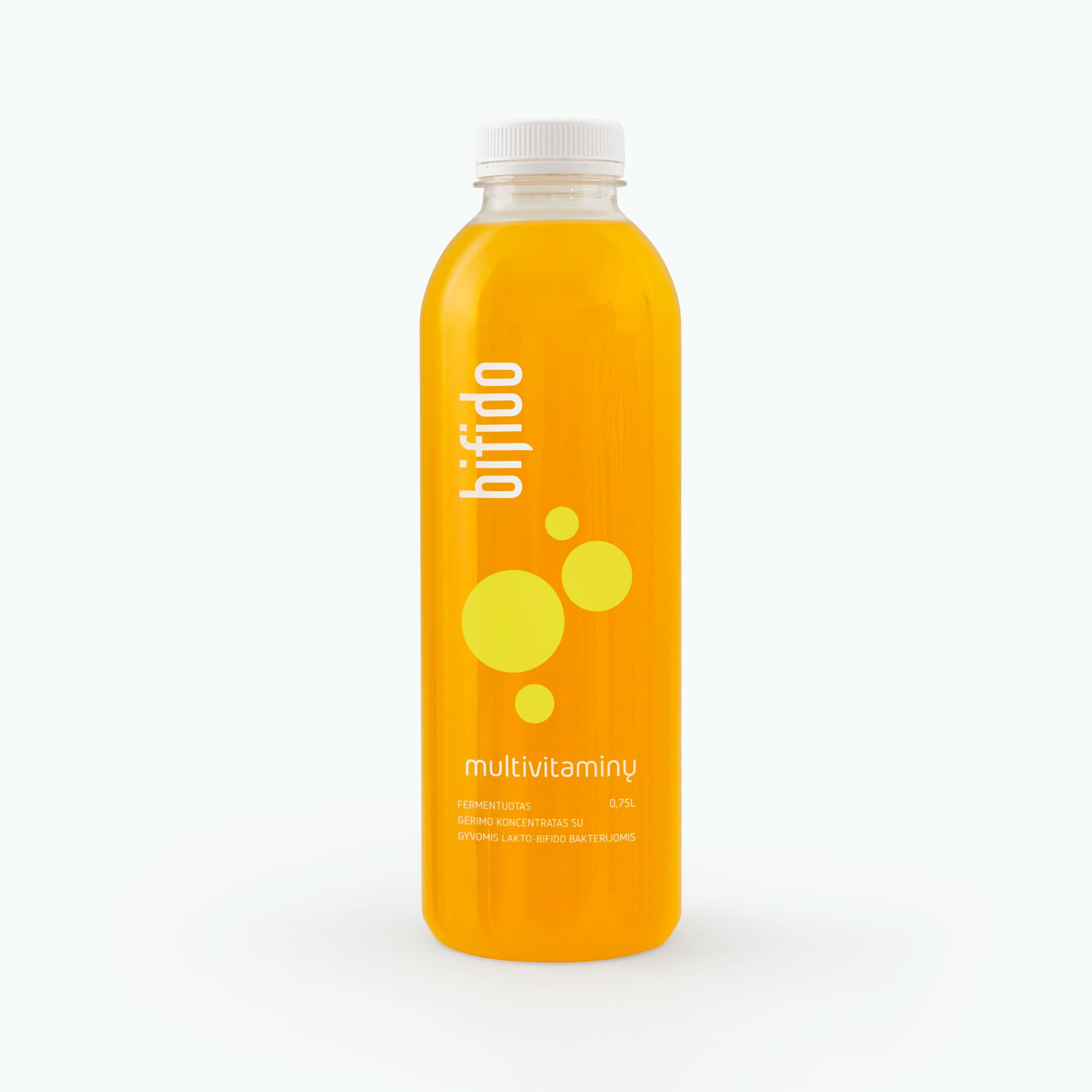 MULTIVITAMINŲ fermentuotas probiotinis gėrimo koncentratas  0.75L.